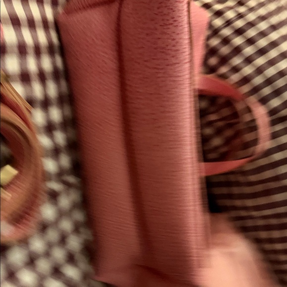 Portland Leather Goods Medium Zip Tote (Bubblegum) + 3 flower snaps - Picture 4 of 8